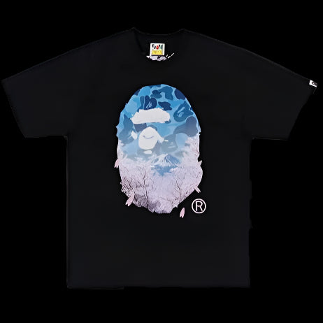 Bape t shirt sakura black