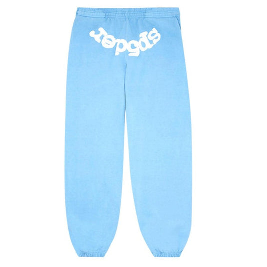 Sp5der Sky Blue Sweatpants